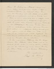 Nachlass Franz Steindachner, Brief von A. Koch an Franz Steindachner (18.04.1890), Inv.Nr. 270.01, Seite 3